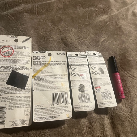 Covergirl & L’Oréal Lot of 5 Mascara & Eye Pencils & 1-Lip Lacquer. New - Picture 7 of 15